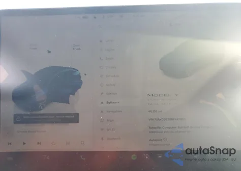 2022 Tesla Model Y from USA, damaged, VIN 7SAYGDEE9NF447853